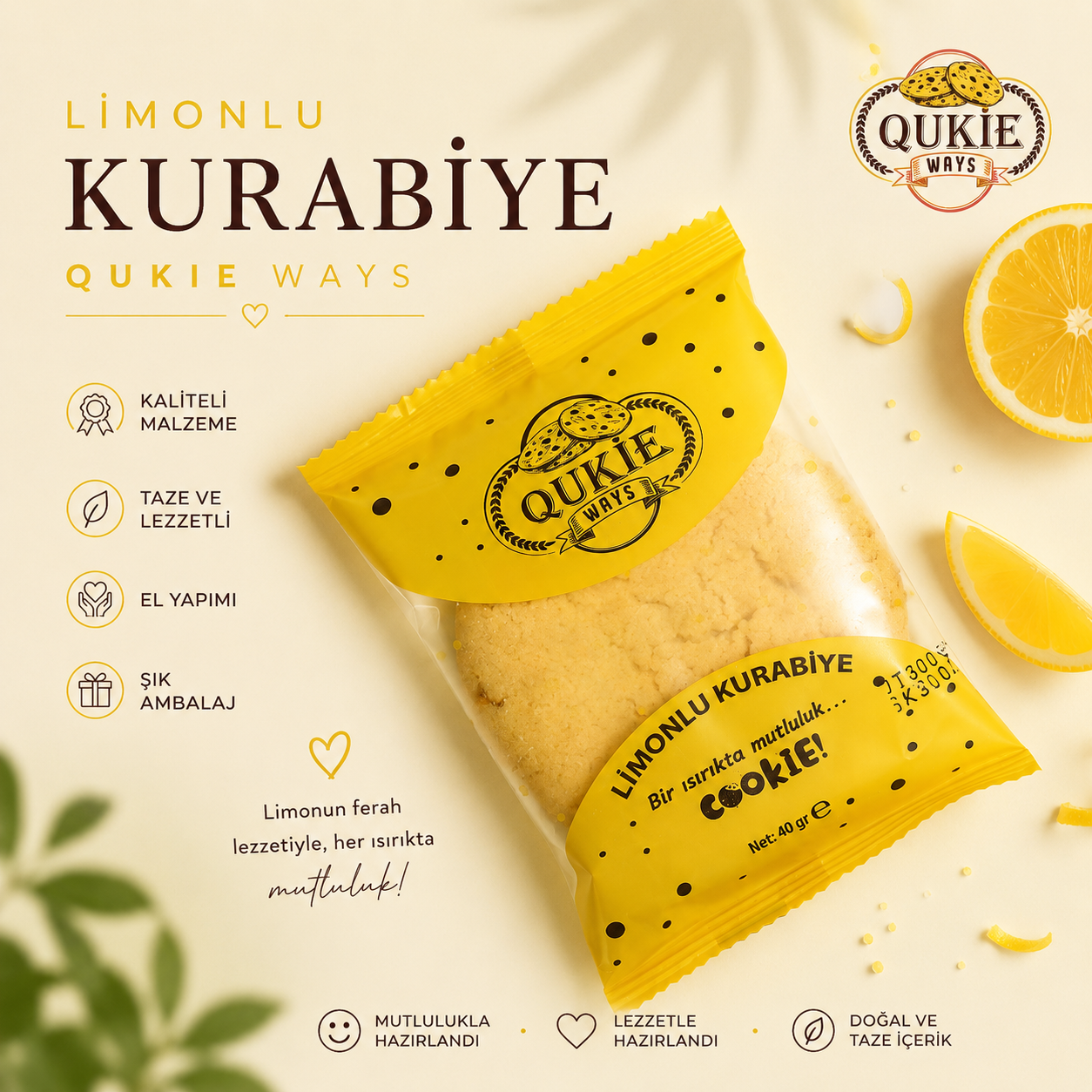 Ferah Limonlu Kurabiye
